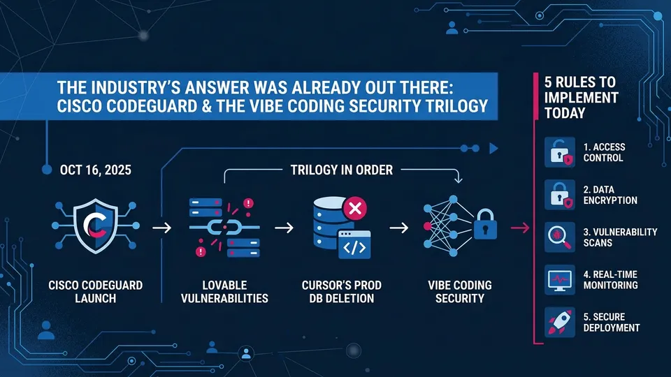 The Industry's Answer Was Already Out There — Cisco CodeGuard and the Vibe Coding Security Trilogy