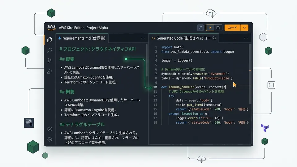 仕様を書いてからコードを書け。AWS Kiroが「バイブコーディングの弱点」を正面から潰しにきた