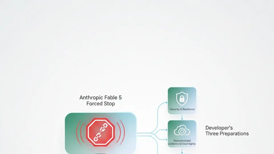 Anthropic Fable 5 強制停止、開発者の備え3点