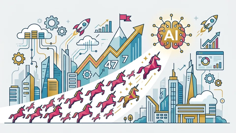 Q1だけで47社がユニコーンになった。4社に1社はAI企業。この波に乗らない理由ある？