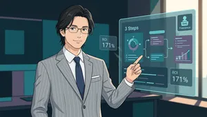 ROI171%は大企業だけの話?中小・フリーランスがAIエージェントで業務フローを自動化する3手順
