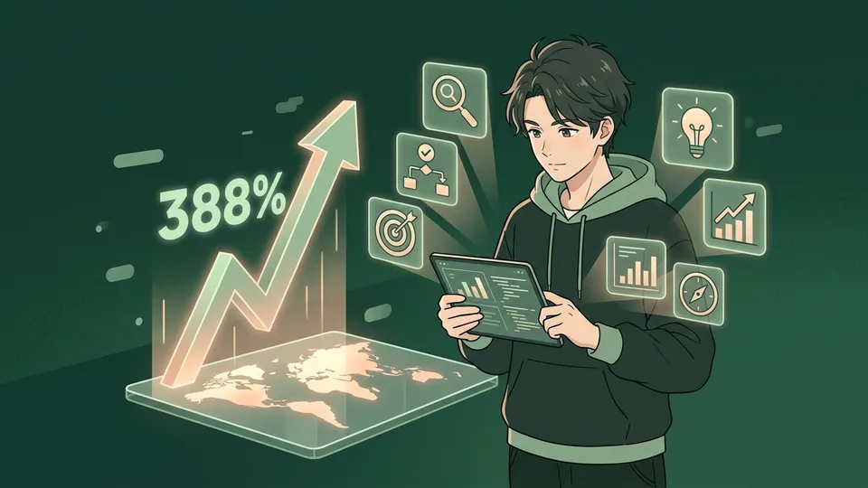 Geminiからの流入が前年比388%増えた。先週のGEO診断から今週変えるべき5つのこと