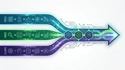 GEO・AEO・LLMOを「1つの施策」にまとめる。AI検索3層統合戦略の実践ガイド2026