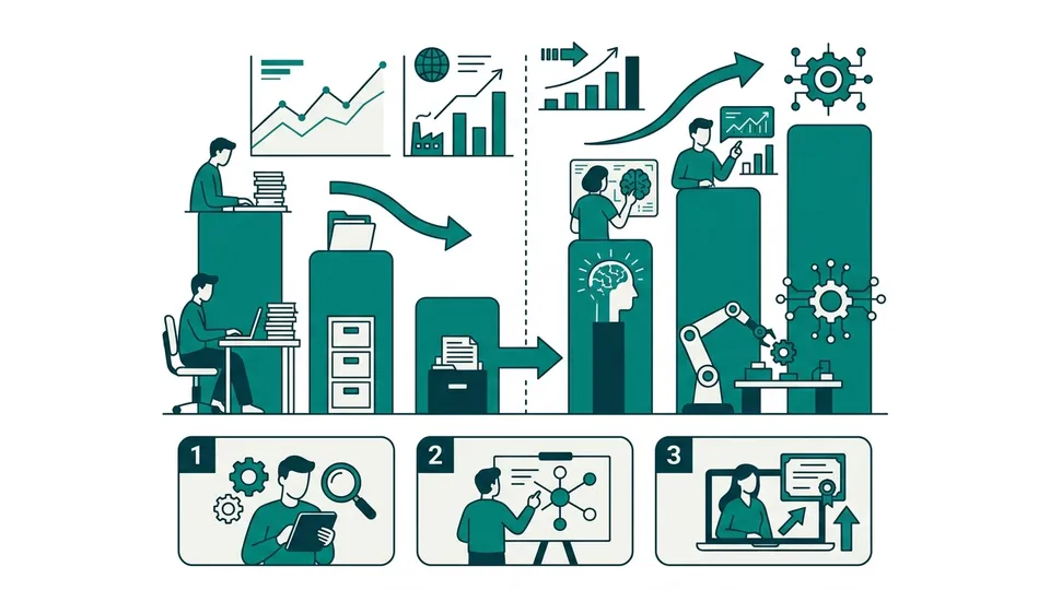 「AIで仕事がなくなる」は問い方が違う。BCG・Deloitte・IMFの最新データから読む、2026年「スキルの入れ替え戦」と今週やるべき3つのこと