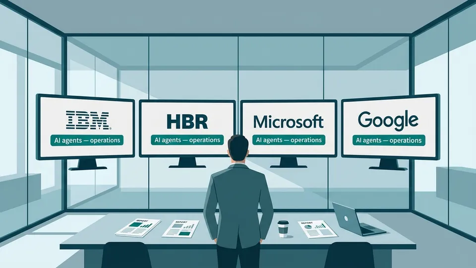 AIエージェント、運用フェーズへ。IBM・HBR・MS・Google同週合意