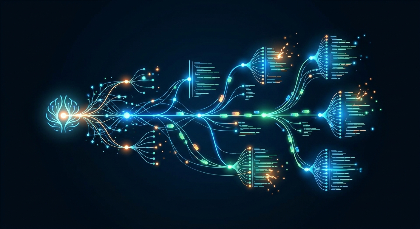 AIが自動で開発を進める様子