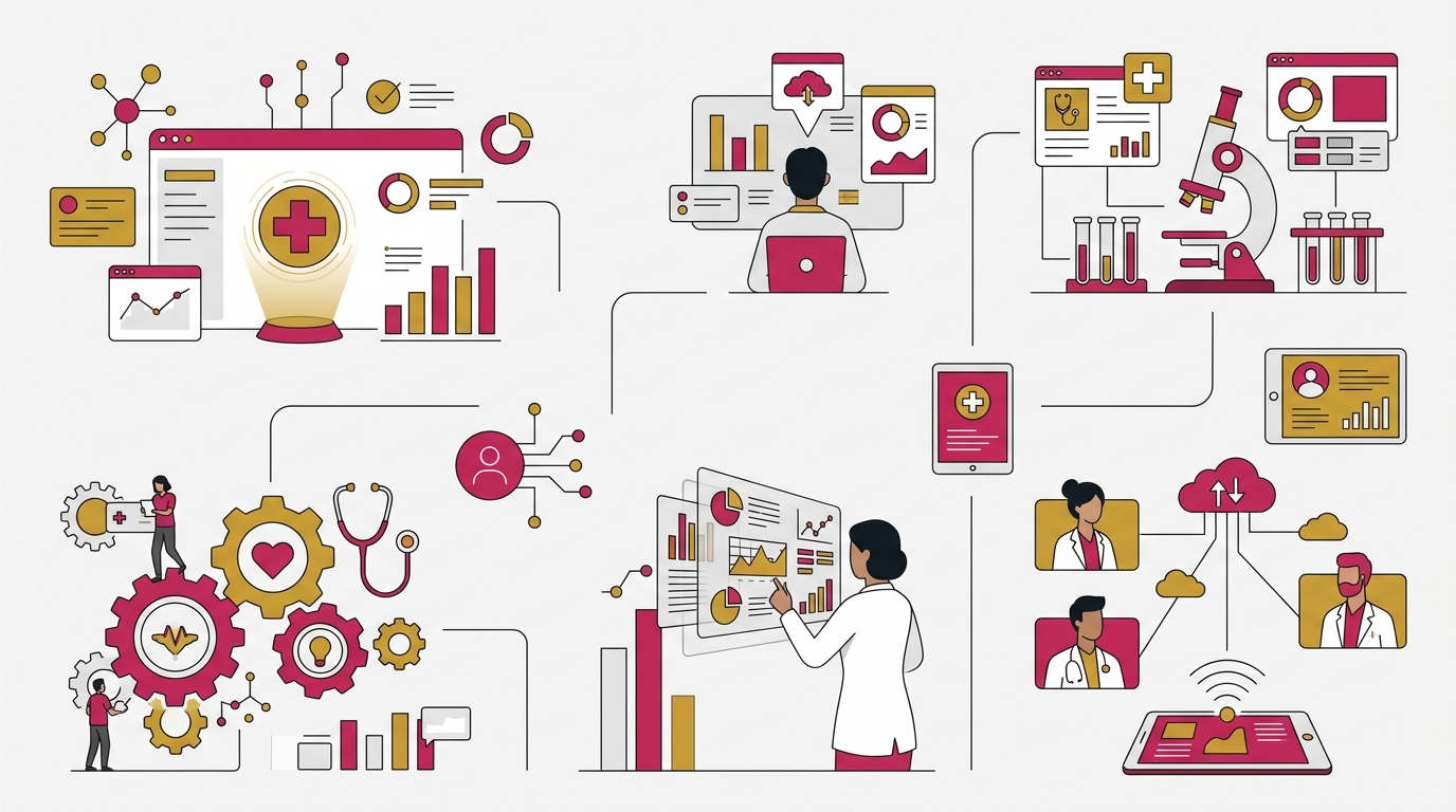A two-column comparison table: "What you can learn from Medvi" vs. "What you can't learn from Medvi." Left column (learnable): the three-layer AI structure, outsourcing compliance, small-team operations, tooling