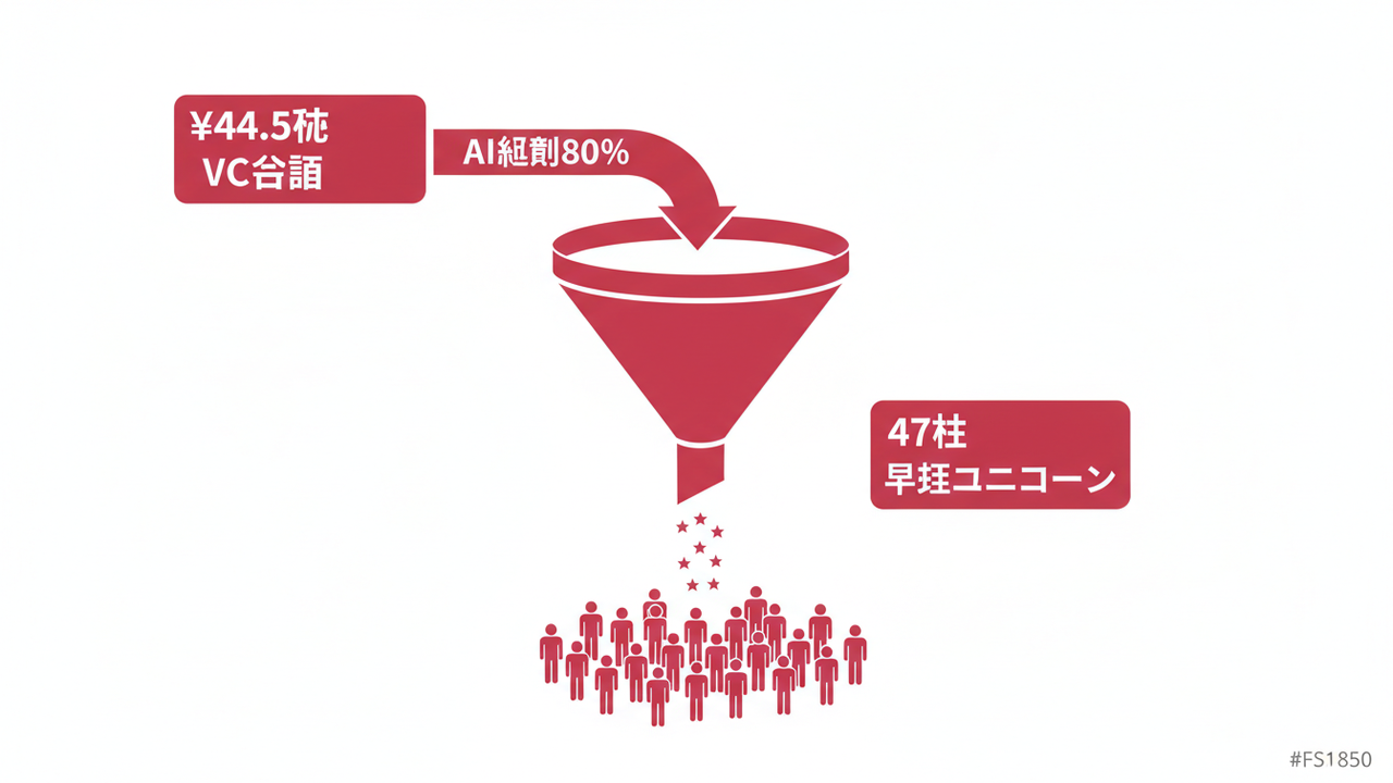 VC投資の偏りと早期ユニコーン