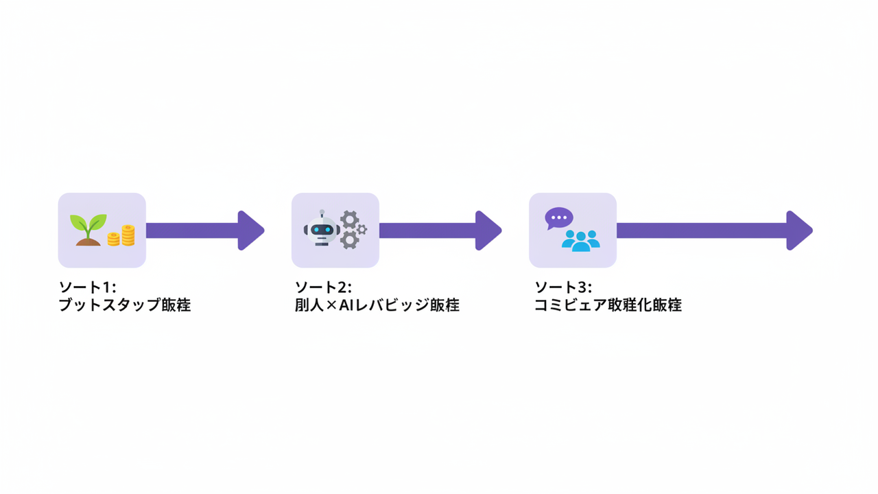 自己資金で年商を作る3ルート
