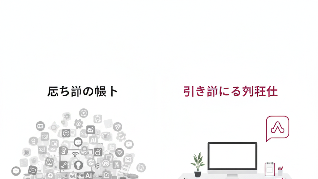 足し算から引き算への思考転換
