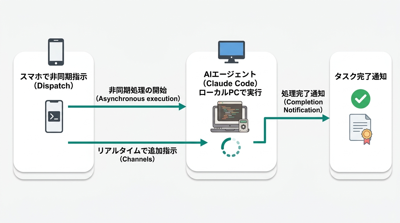 Channelsの遠隔操作ワークフロー