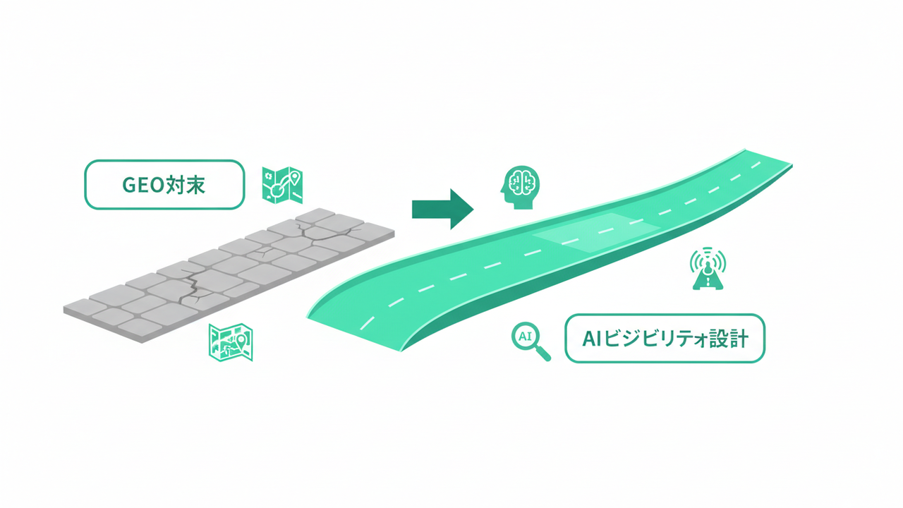 GEO対策からAI設計への移行