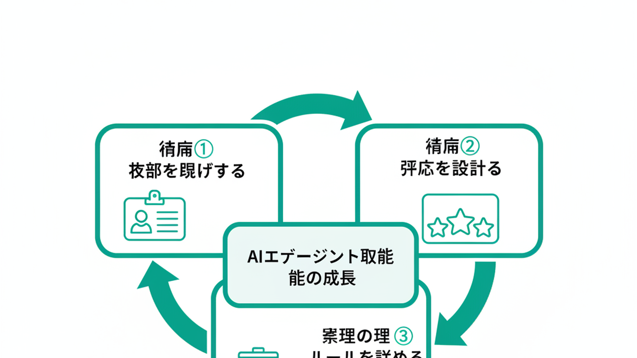 AIエージェント組織管理の3視点循環