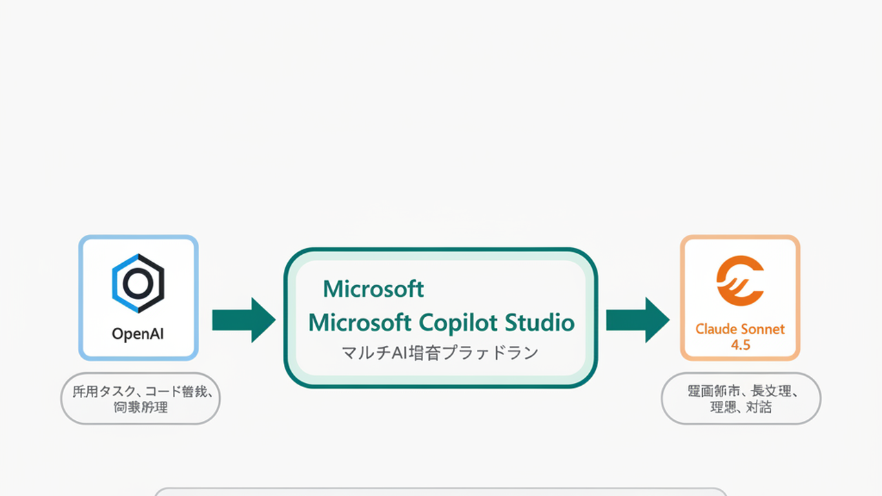 Copilot Studioと複数AIモデルの連携