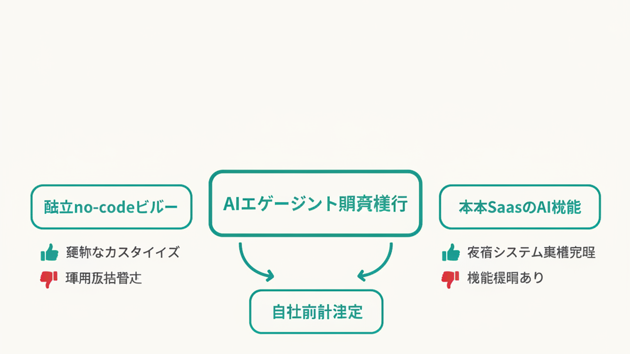 AIエージェント選定の意思決定フロー