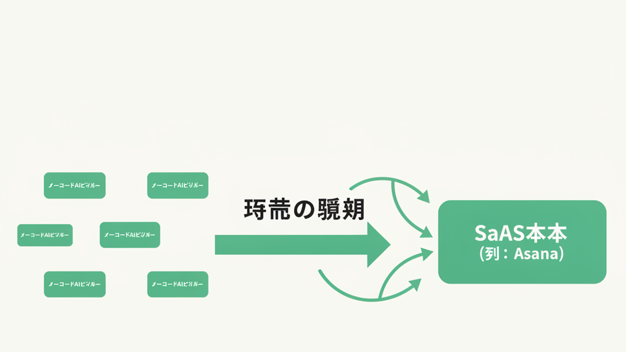 AIエージェント市場の収斂期を示す図